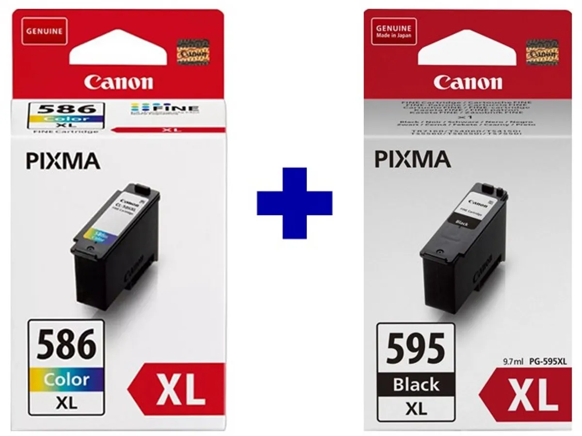 Canon PG-595XL + CL-586XL Inktcartridges