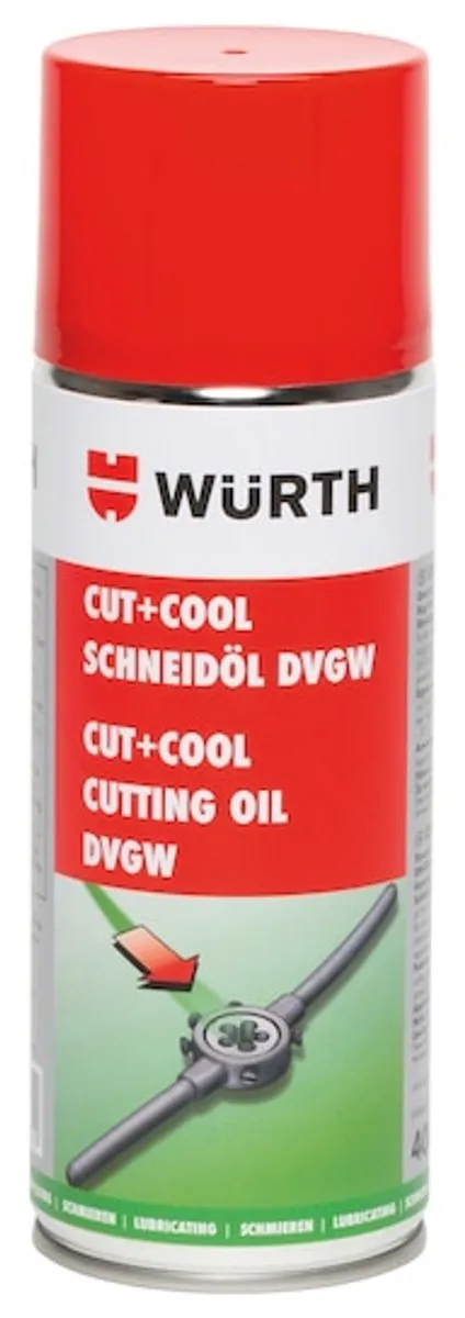 Würth Snijolie cut+cool dvgw - 1L Rood