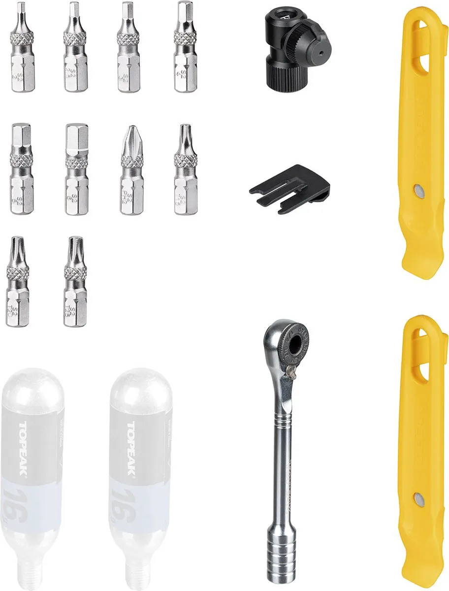 Topeak Escape Gereedschapsfles - Zilver