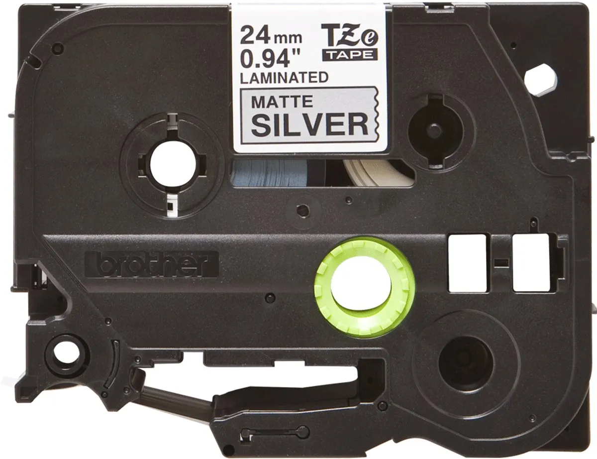 Brother TZe-M951 Cartridge - Zwart op zilver