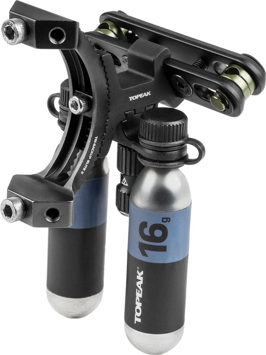 Topeak Tri-Backup Elite 2 Bidonhouder - Zwart