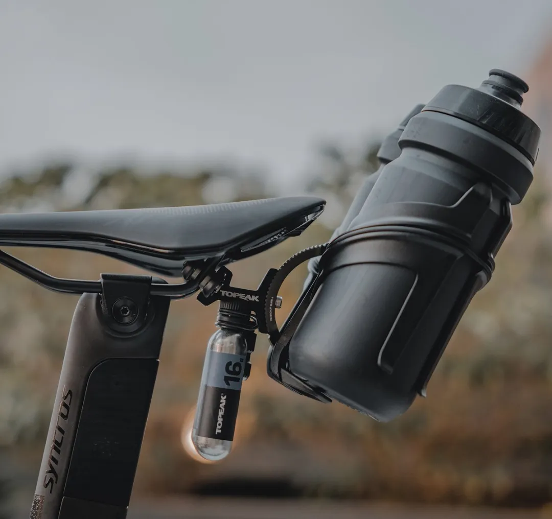 Topeak Tri-Backup Elite 2 Bidonhouder - Zwart