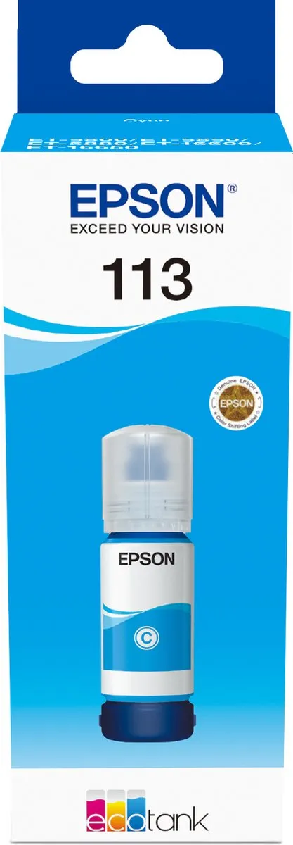 Epson EcoTank C13T06B240 Cyan Inktpatroon - 70ml