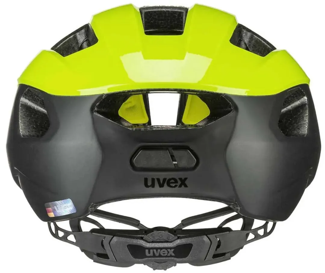 Uvex Rise CC Fietshelm - Neon Yellow/Black - Maat 56-60