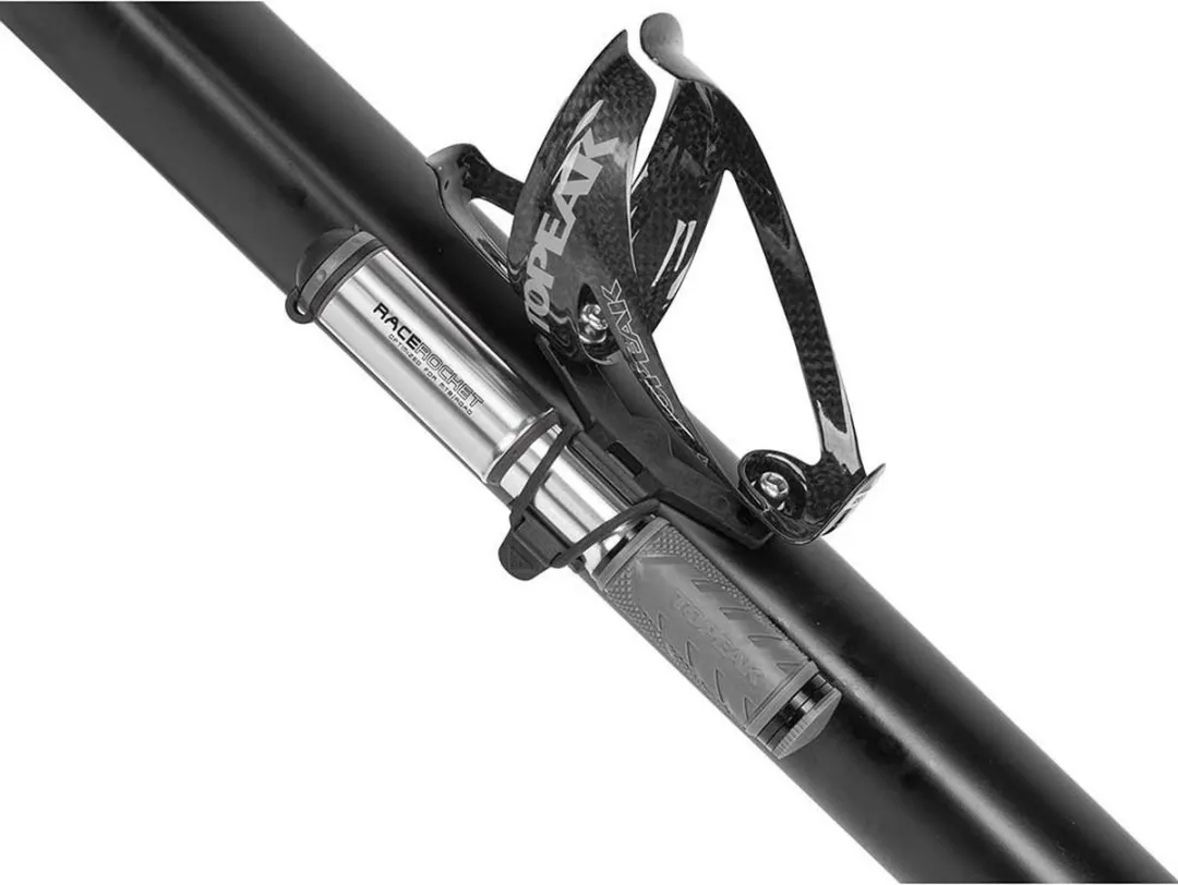 Topeak Race Rocket Smarthead Mini Pomp 120 PSI - Zilver
