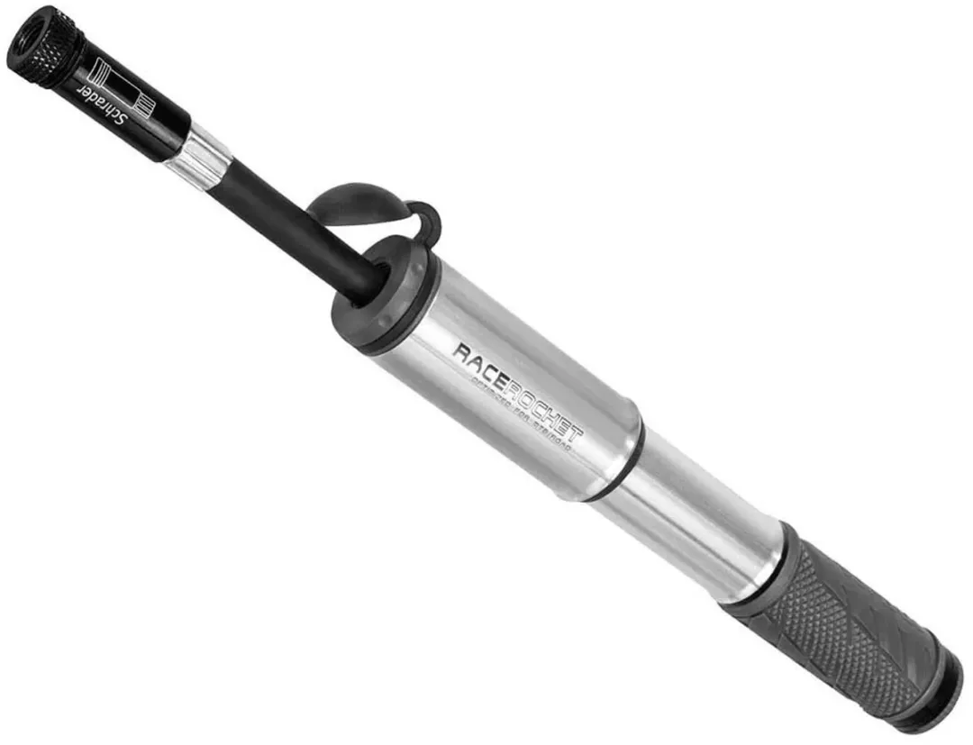 Topeak Race Rocket Smarthead Mini Pomp 120 PSI - Zilver