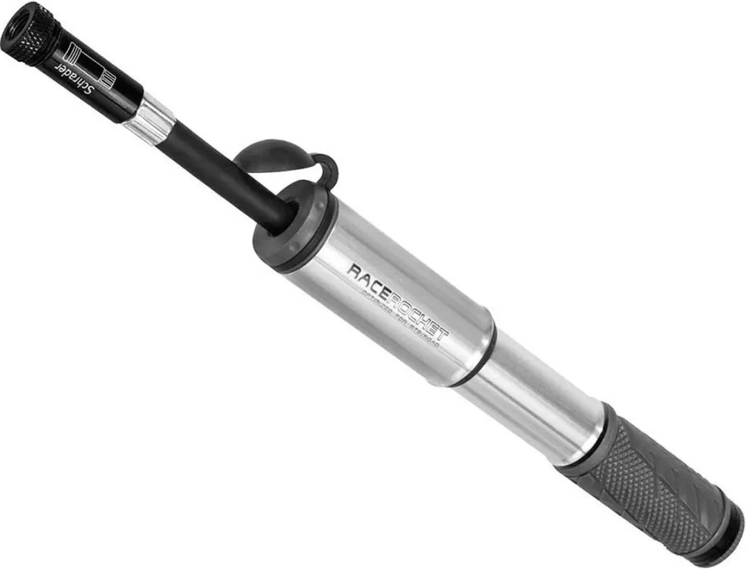 Topeak Race Rocket Smarthead Mini Pomp 120 PSI - Zilver