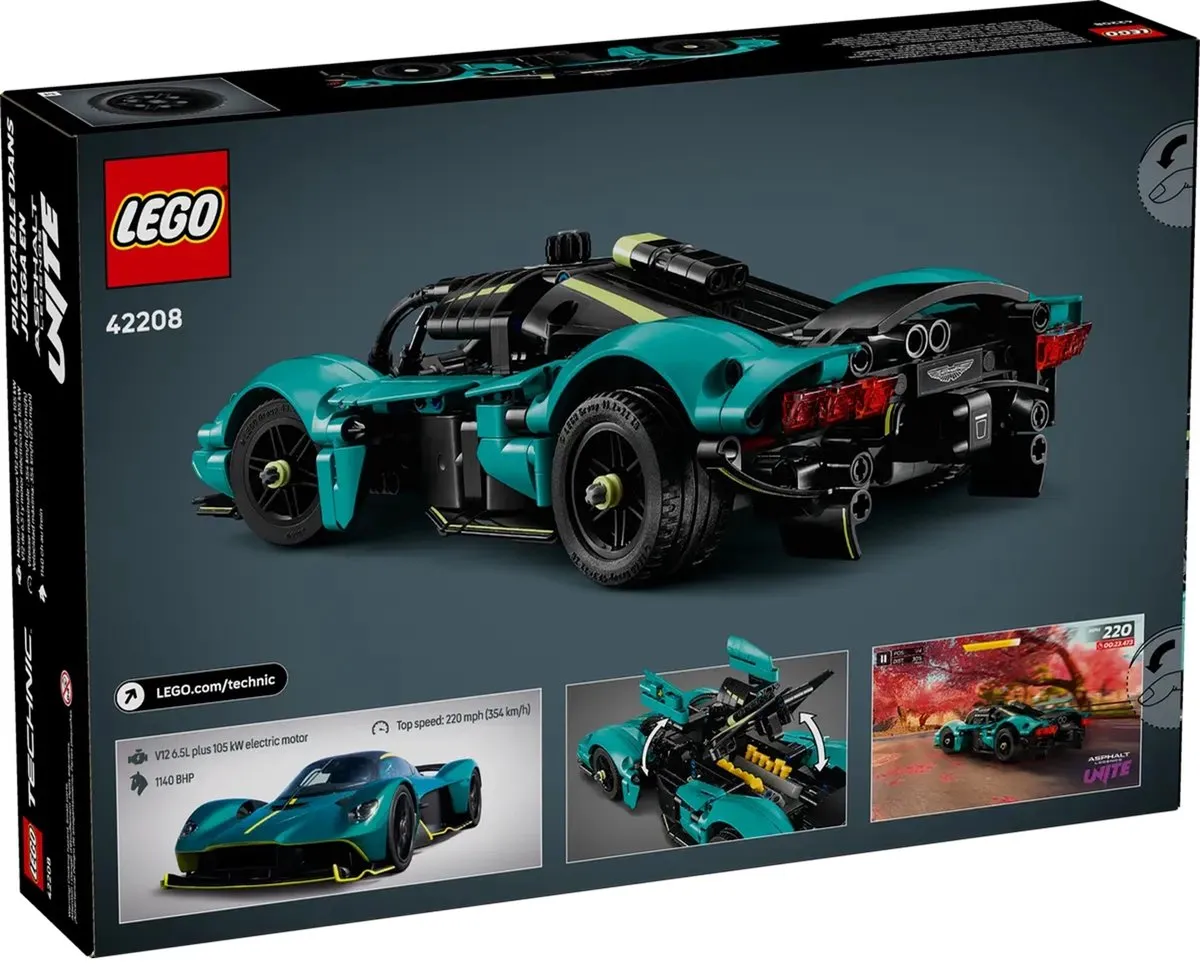 LEGO Technic Aston Martin Valkyrie 42208 - 707 Stukken - Multicolor - afbeelding 6 van 6