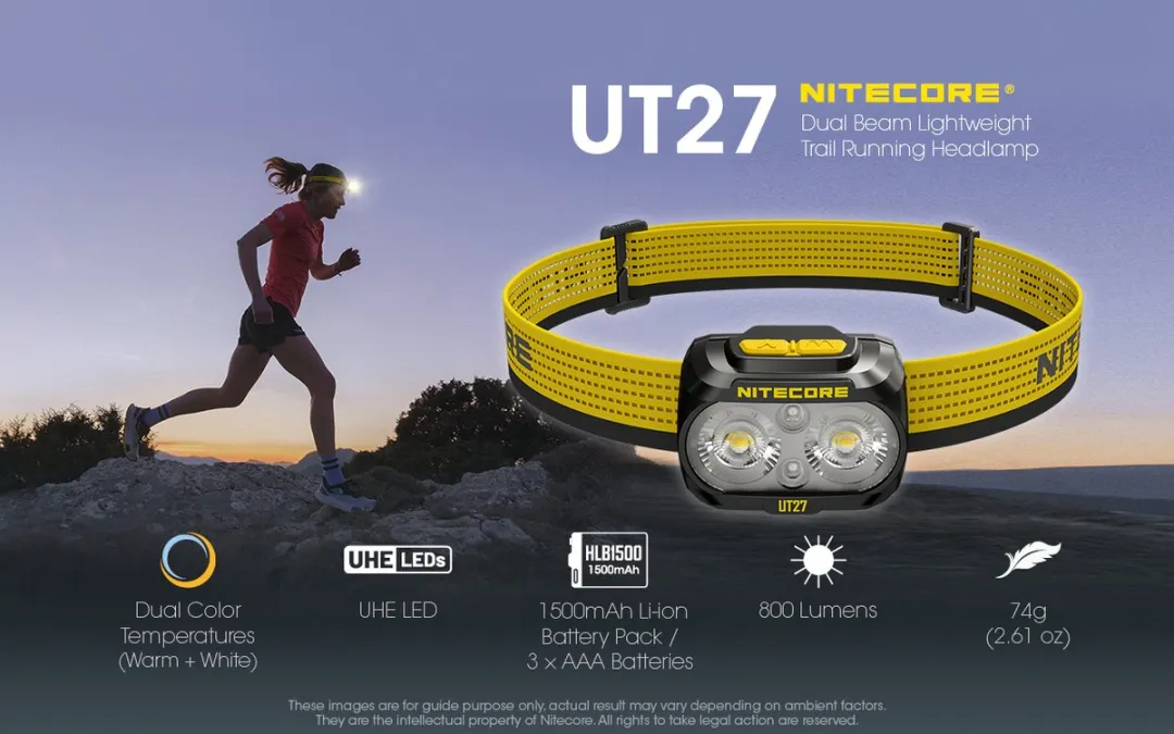Nitecore UT27 Pro 2024 Hoofdlamp - Titan Wit