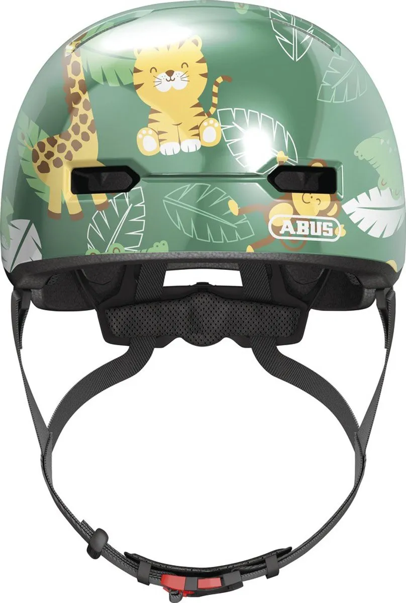 ABUS Skurb Kid Fietshelm Green Jungle - S (45-50 cm)