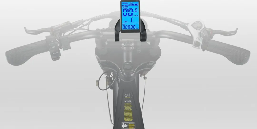 OUXI V8 Display MHP48595 - Elektrisch Fietsdisplay - Zwart