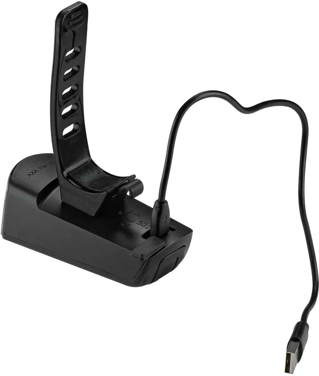 AXA Dwn Front 100 Lux Fietslamp - USB Oplaadbaar - Zwart