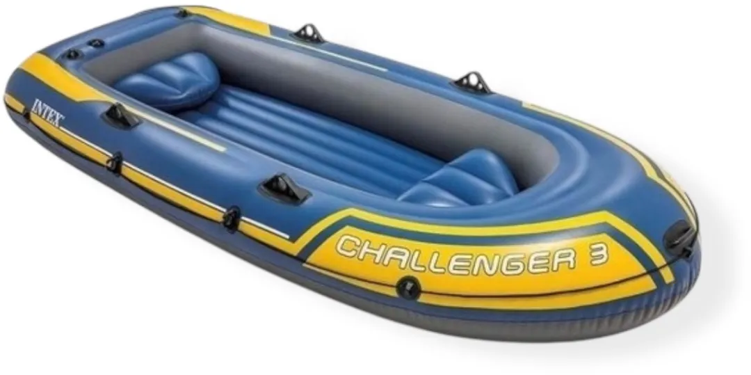 Intex Challenger 3 Opblaasboot - 3 Personen - Blauw