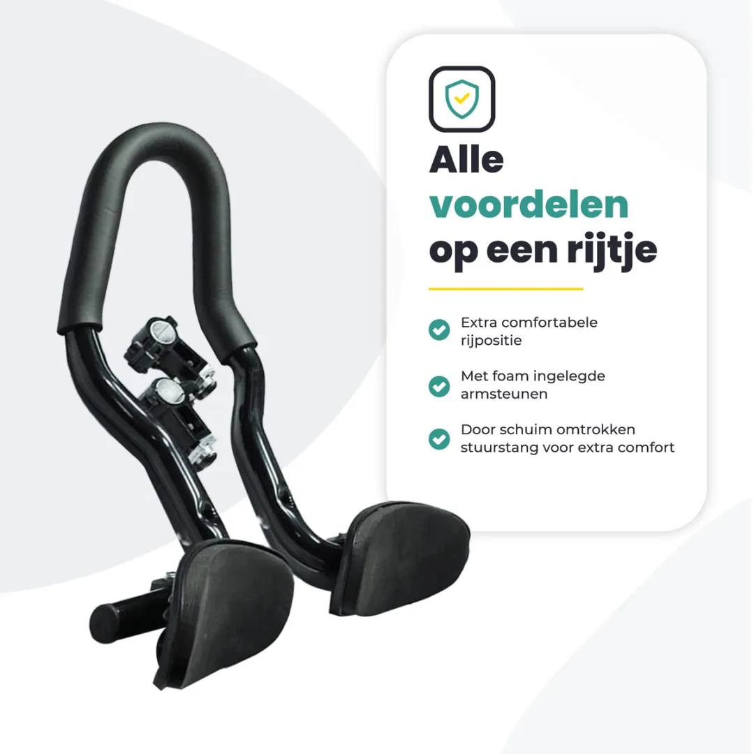 Voltano Verstelbaar Ligstuur 22,4/25,4 - Zwart