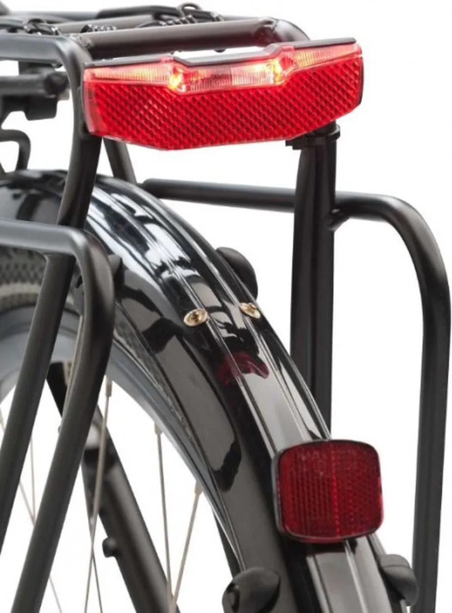 AXA Blueline Steady Achterlicht Dynamo - 600m Zichtbaarheid - Rood