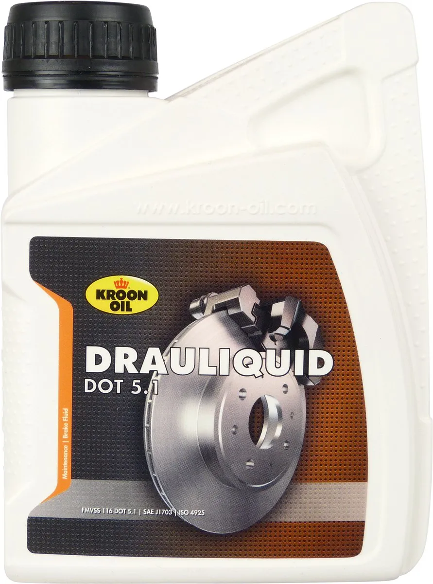 Kroon-Oil Drauliquid DOT 5.1 Remvloeistof 500ml