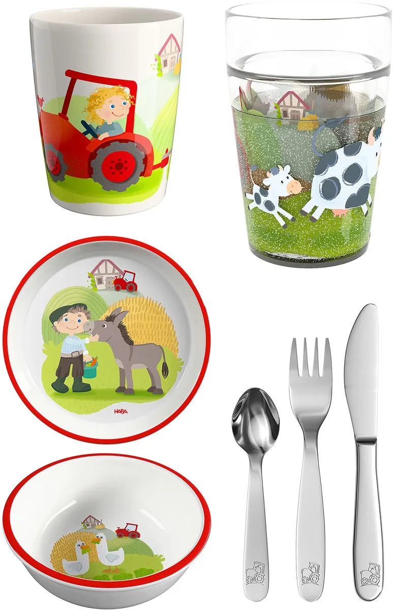 Haba Boerenhof Geschirr-Set