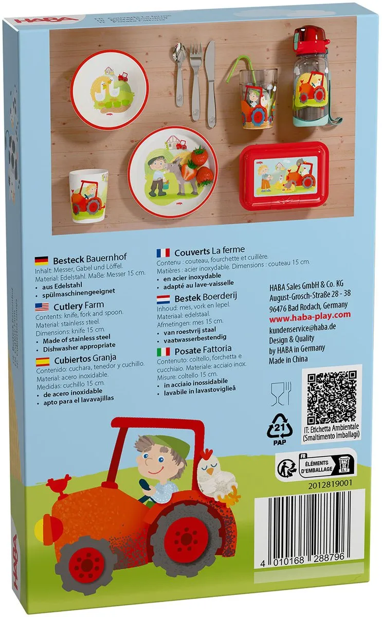 Haba Boerenhof Geschirr-Set - Assorti