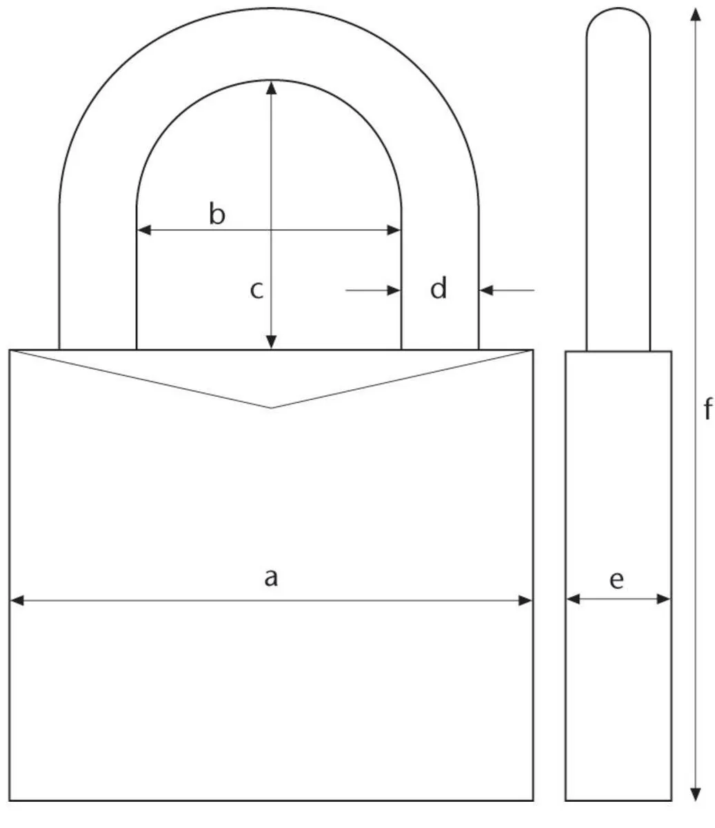 ABUS 64TI Messing Fietslot - Khaki