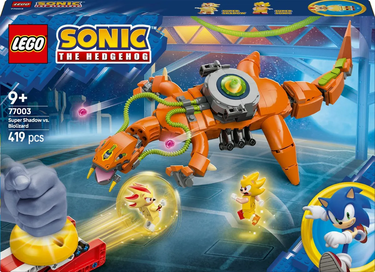 LEGO Sonic the Hedgehog Super Shadow vs. Biolizard 77003 - 419 Stukken