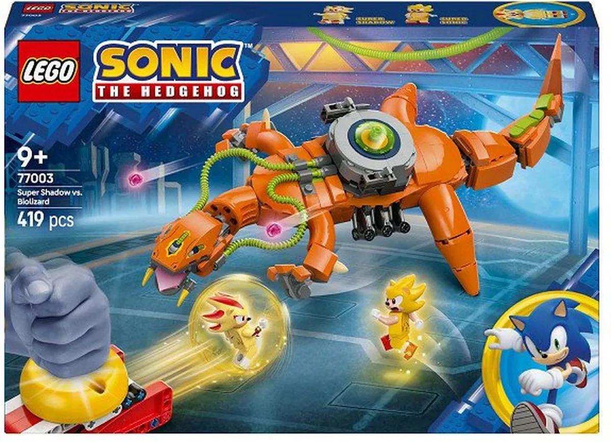 LEGO Sonic the Hedgehog Super Shadow vs. Biolizard 77003 - 419 Stukken