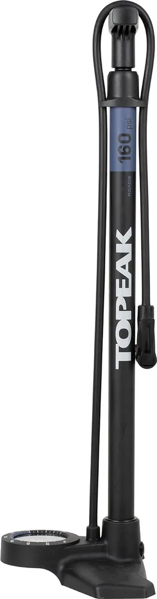 Topeak Joeblow Roadie Ex Vloerpomp 160 PSI - Zilver