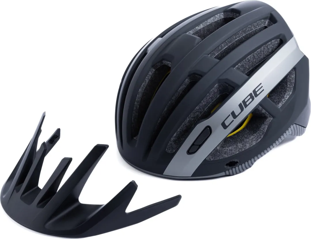 Cube Offpath MTB Helm - 57-62cm - 19 Ventilatiegaten - Zwart/Grijs