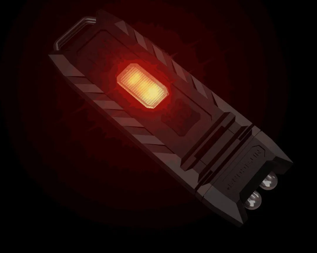 Nitecore Thumb Sleutelhangerlamp - Oplaadbaar - Zwart