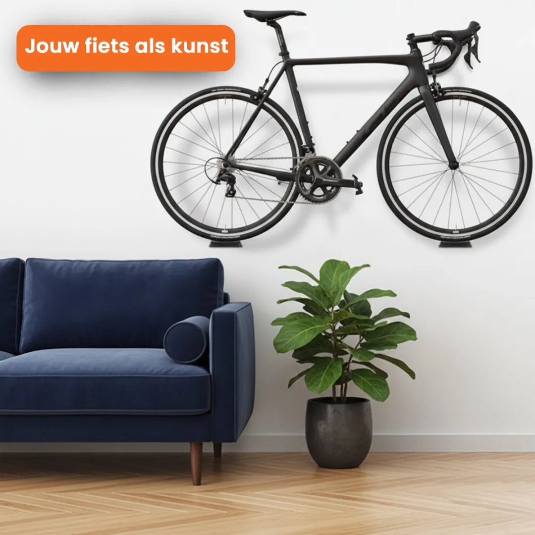Frame Up Fiets Ophangsysteem - 1 Fiets - Zwart