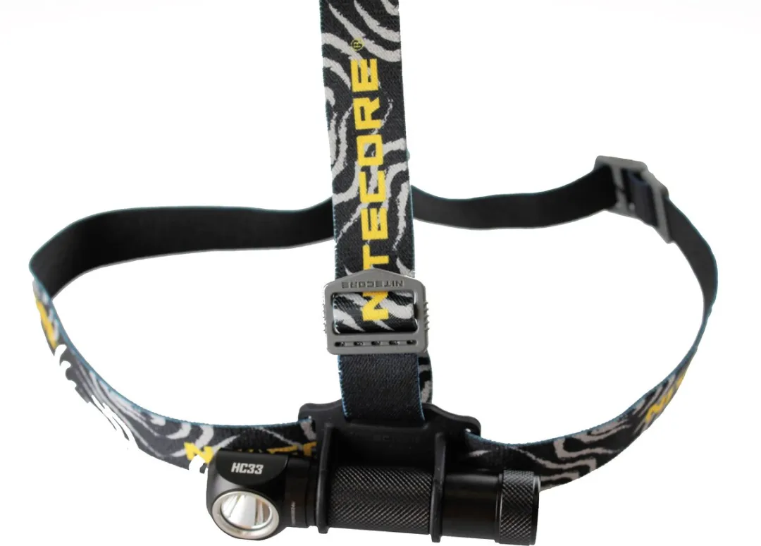 NiteCore hoofdlamp HC33 1800 lumen CREE XHP35 HD LED  - Zwart
