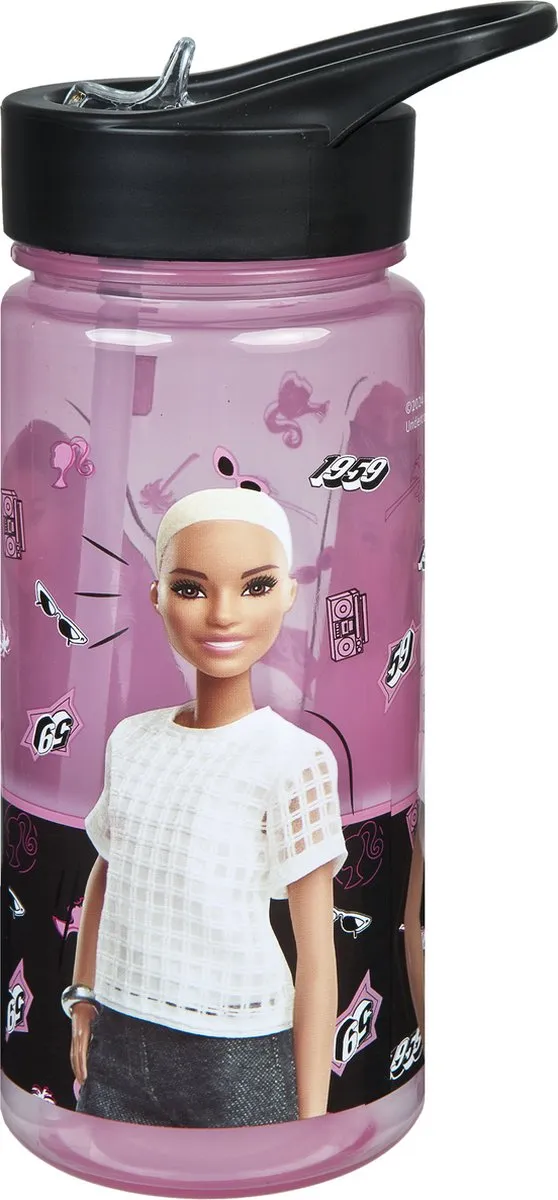 Barbie Aero-Drinkfles 0,5L - 2760413 - Multi Colour