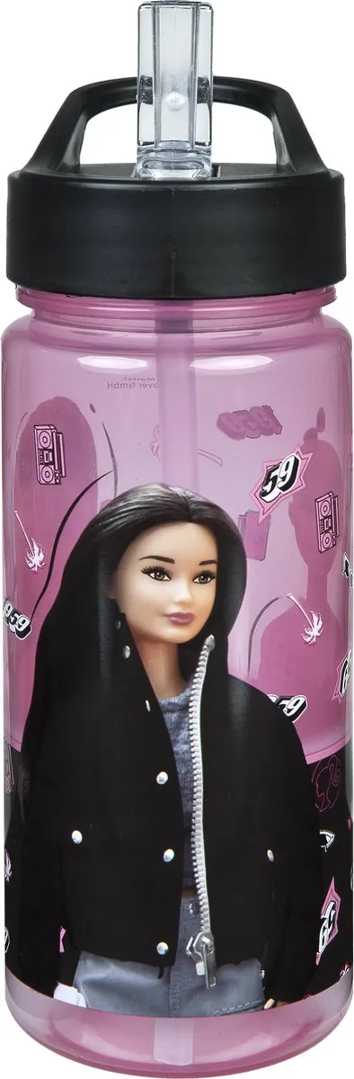 Barbie Aero-Drinkfles 0,5L - 2760413 - Multi Colour