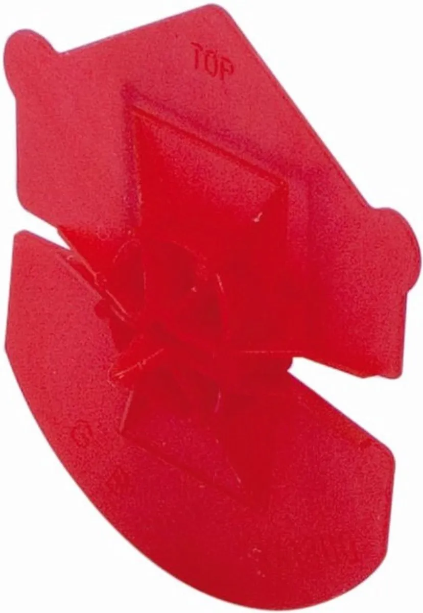 GB Uni-Clip 341300 3,6-4,5mm - 1000 Stuks Rood
