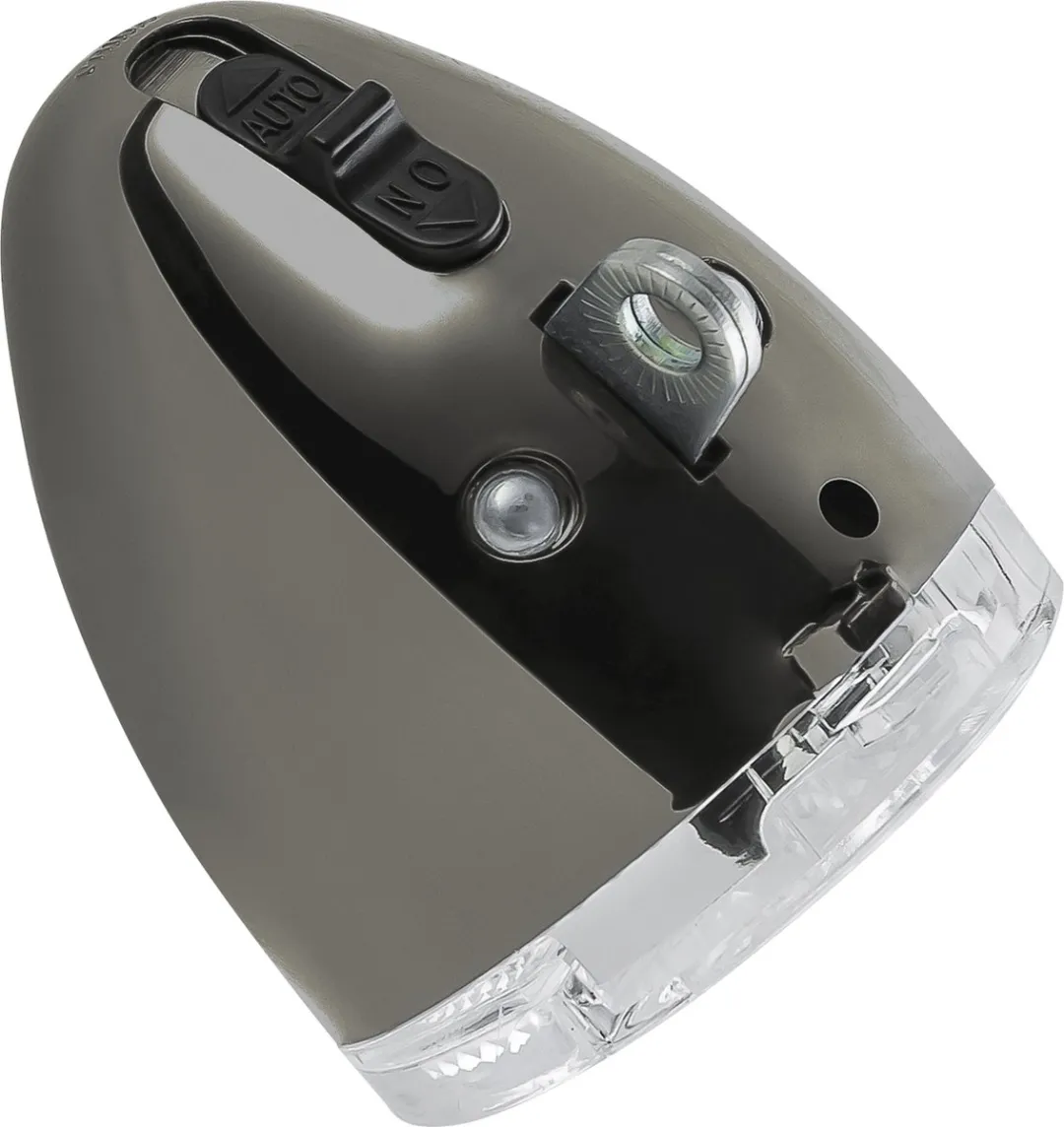 AXA 606 E-bike Koplamp 15 Lux - 6-48V - Dark Chrome