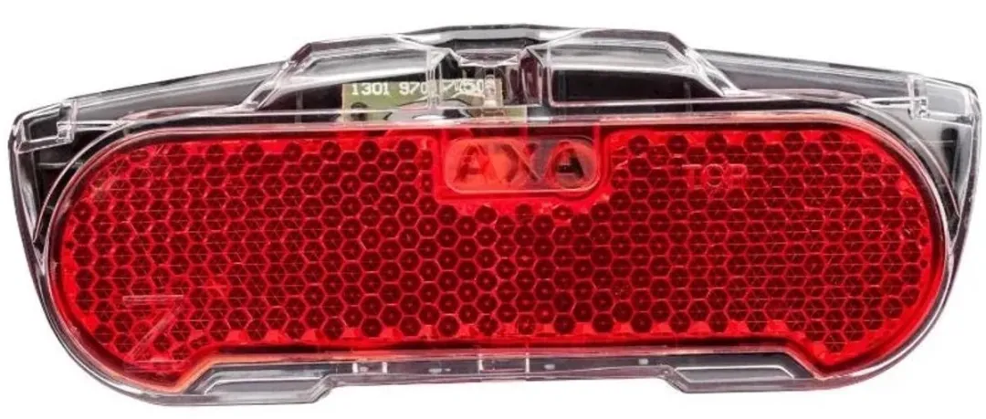 Axa Slim Steady 80mm Achterlicht - Rood/Transparant