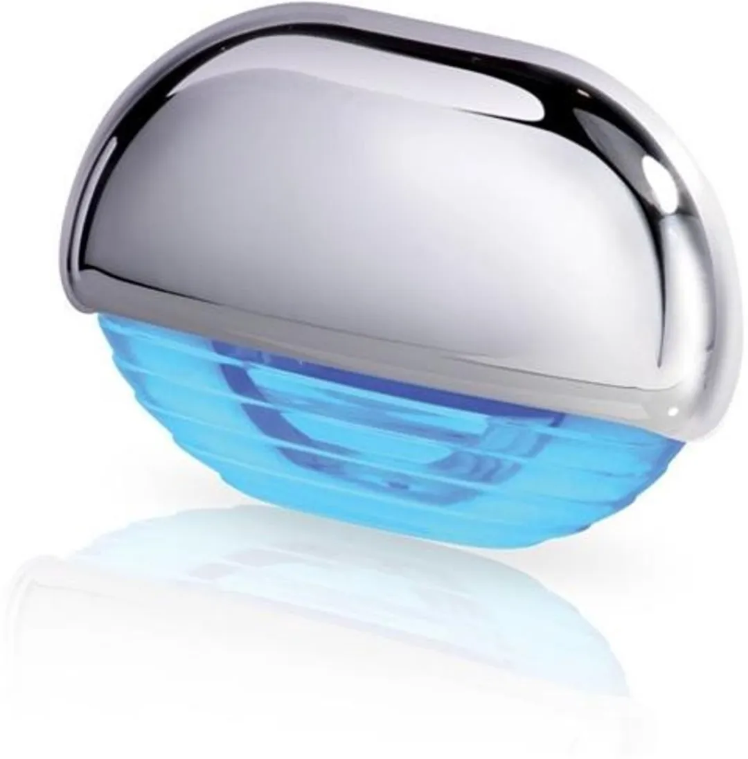 Hella LED Traplamp 12/24V Blauw/Chroom