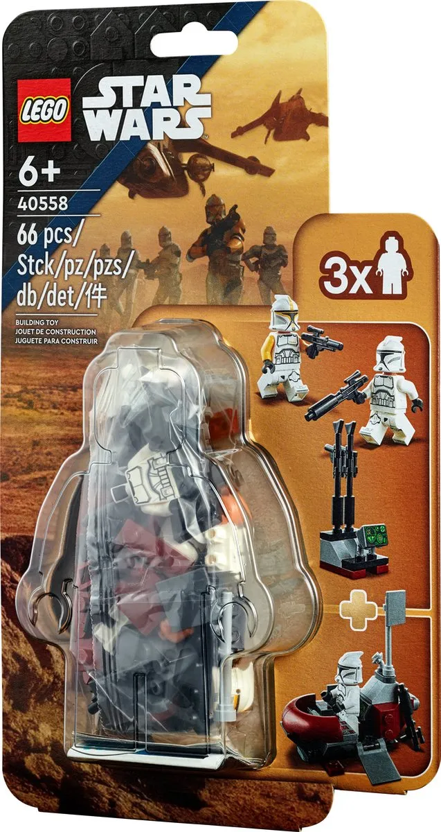 LEGO Star Wars Clone Trooper Commandocentrum 40558 - 3 Minifiguren - afbeelding 5 van 6