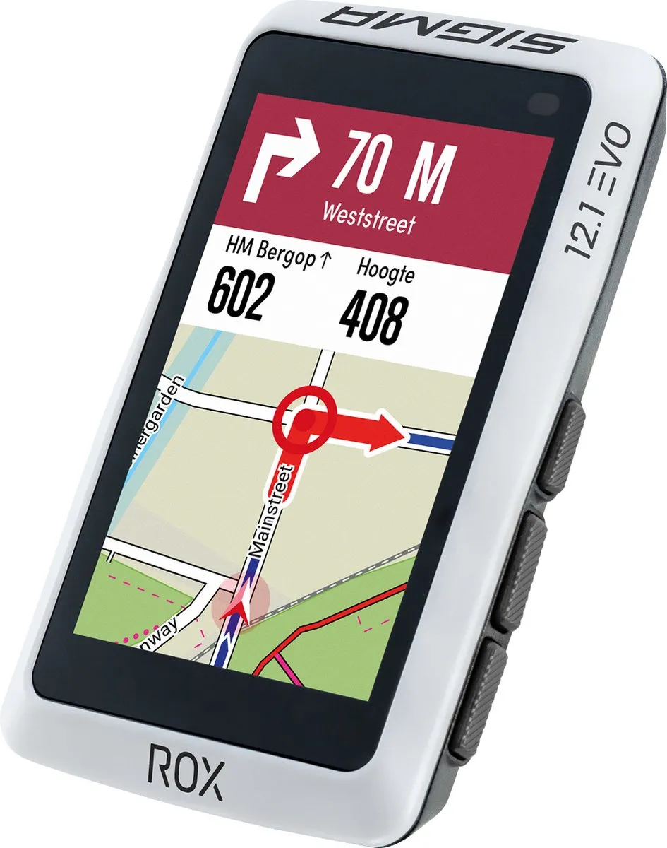Sigma ROX 12.1 Evo GPS Fietscomputer - White Set - MPN 01043 - afbeelding 2 van 6