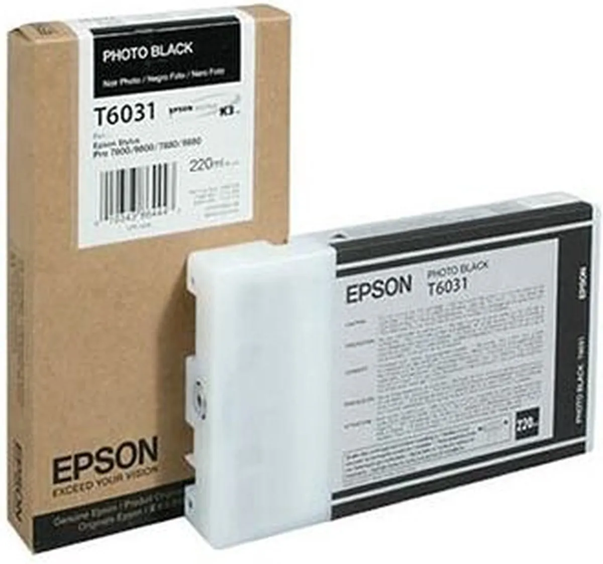 Epson T6031 Inktcartridge Foto Zwart - 220ml