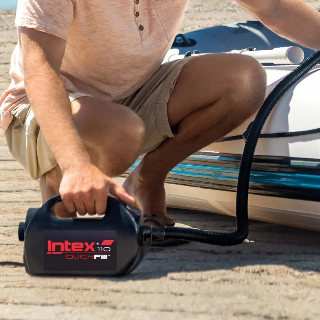 Intex 230V Quick-Fill Hoogdruk Elektrische Pomp - Zwart