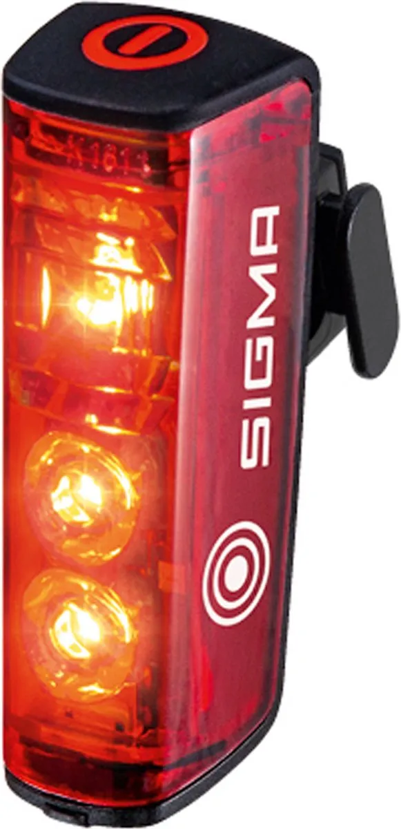 Sigma Aura 80 USB + Blaze Fietsverlichtingsset - 80 Lux - Zwart/zilver