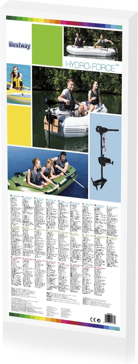 Bestway Elektrische Buitenboordmotor 32Lbs - 2 Personen - Zwart