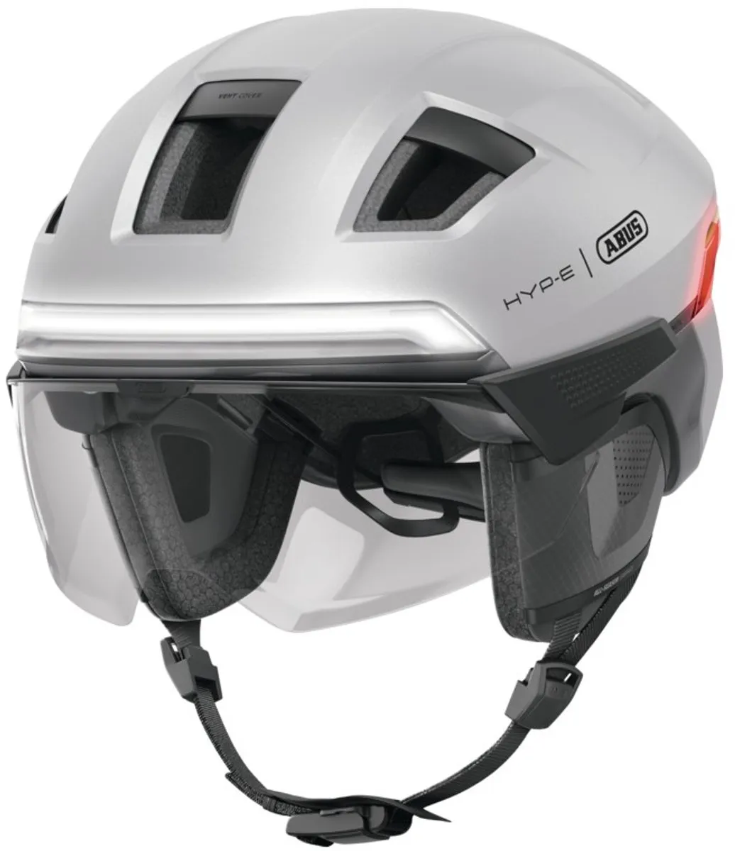 ABUS Hyp-E BL.ACE Gleam Silver Helm - M - 5 Ventilatieopeningen - afbeelding 6 van 6