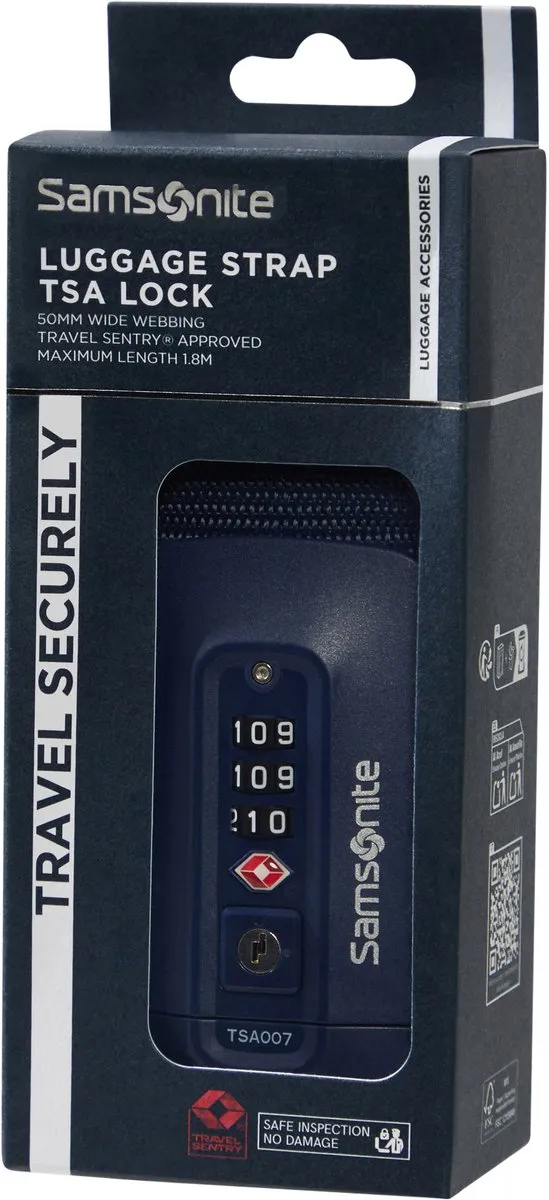 Samsonite Travel Accessoire Riem - Navy Blue