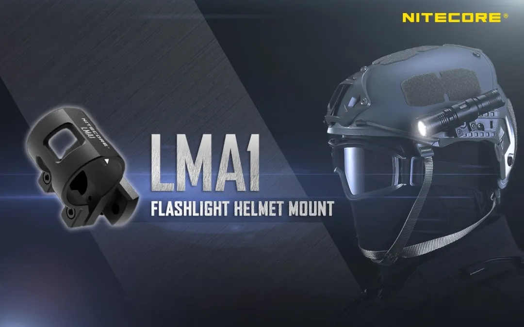 Nitecore LMA1 Helmhouder - Zwart