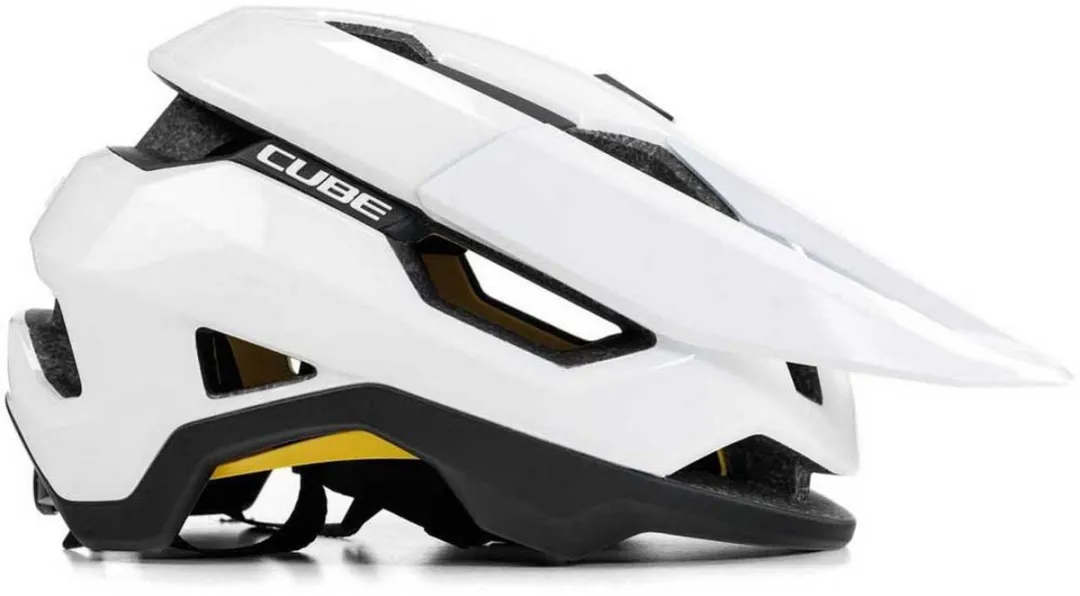 Cube TROOPER Helm S - Enduro met Vizier - MIPS - Wit - afbeelding 4 van 6
