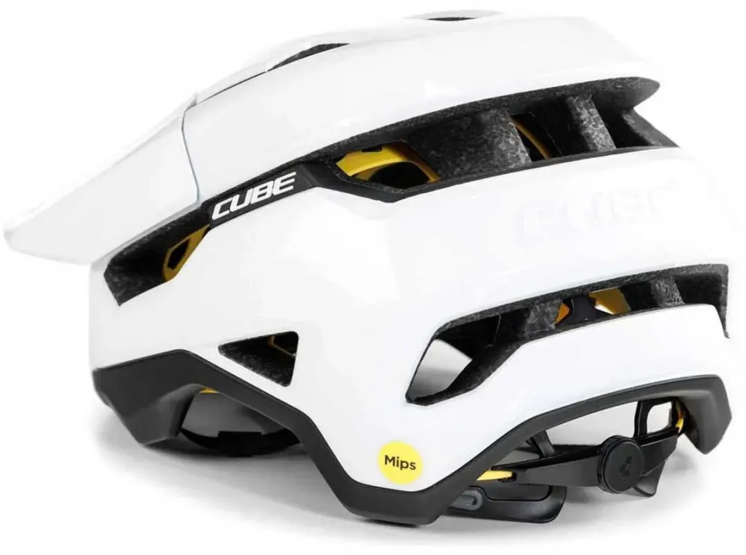 Cube TROOPER Helm S - Enduro met Vizier - MIPS - Wit - afbeelding 3 van 6