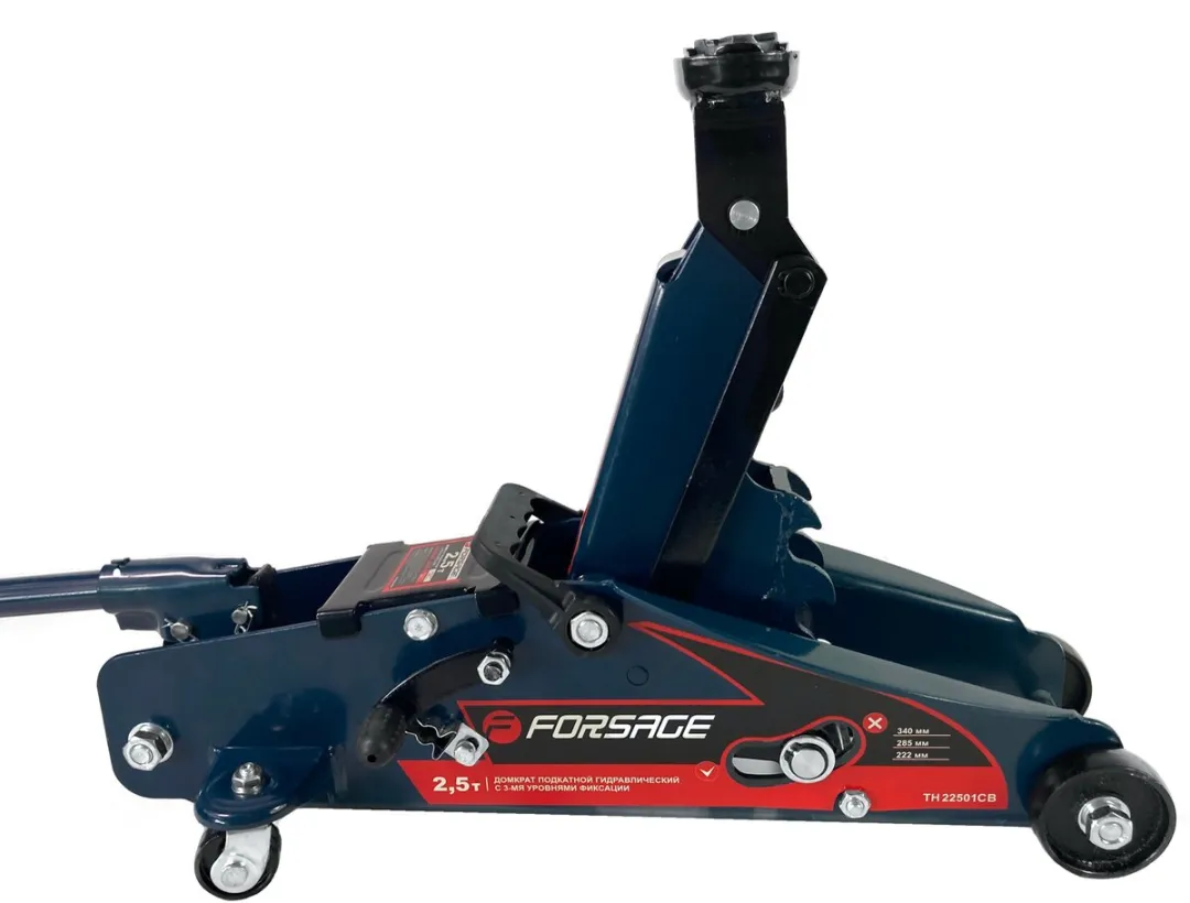 Forsage Hydraulische Autokrik 2.5 ton - Automatische Blokkering Zwart