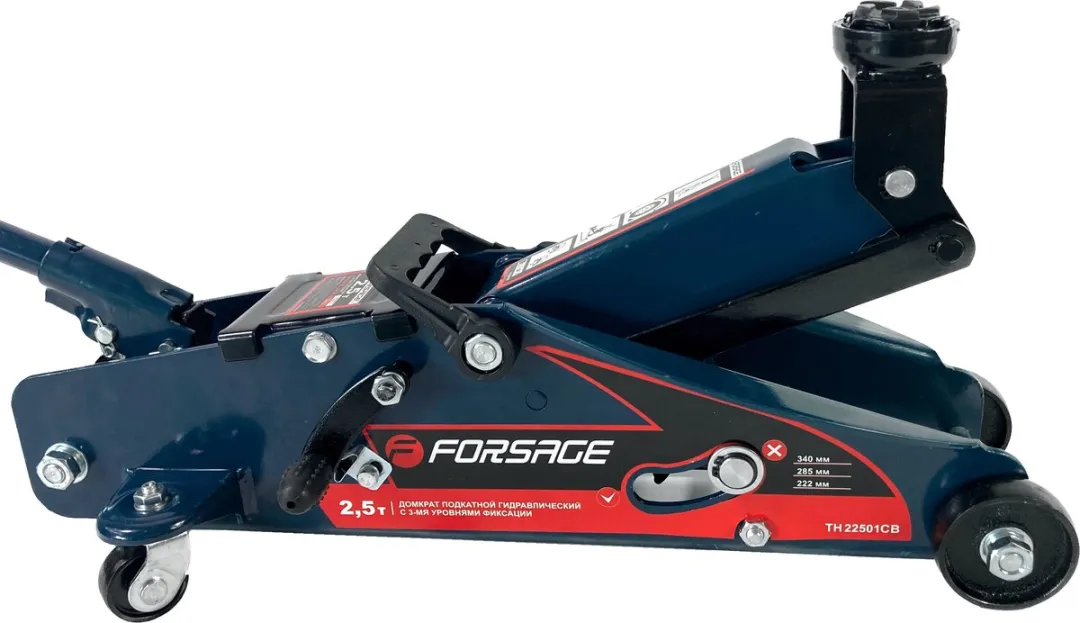 Forsage Hydraulische Autokrik 2.5 ton - Automatische Blokkering Zwart