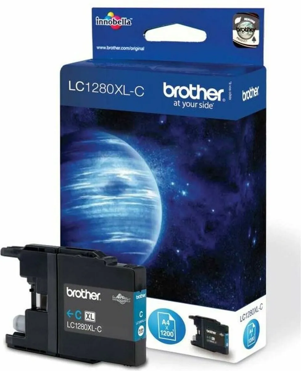 Brother LC-1280XLC Inktcartridge - Cyaan